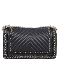Chanel Boy Old Medium Chain Around Chevron