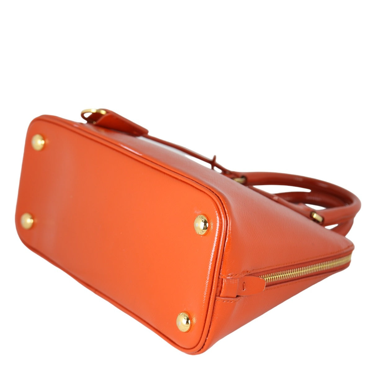 Prada Saffiano Vernice Lux Promenade Mini