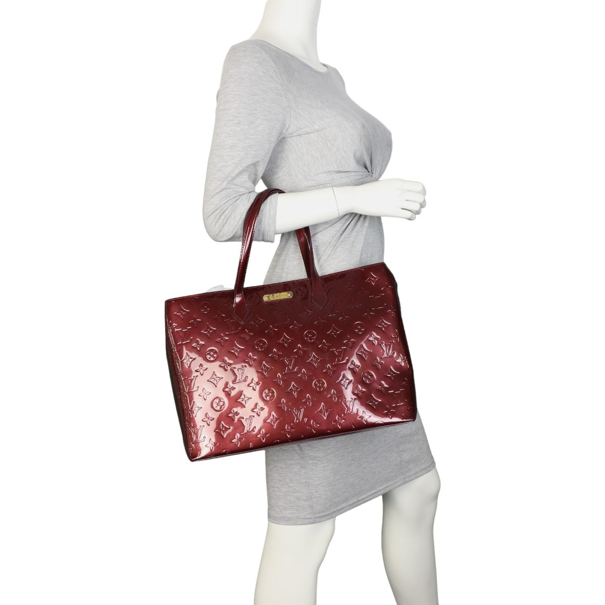 Louis Vuitton Wilshire MM Monogram Vernis