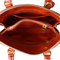 Prada Saffiano Vernice Lux Promenade Mini