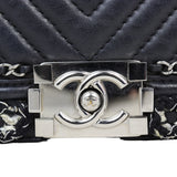 Chanel Boy Old Medium Chain Around Chevron