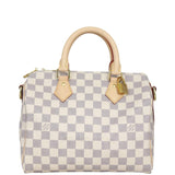 Louis Vuitton Speedy 25 Bandouliere Damier Azur