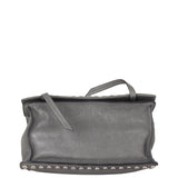 Prada Etiquette Studded Glace Calfskin Messenger Bag
