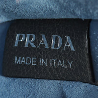 Prada Etiquette Studded Glace Calfskin Messenger Bag