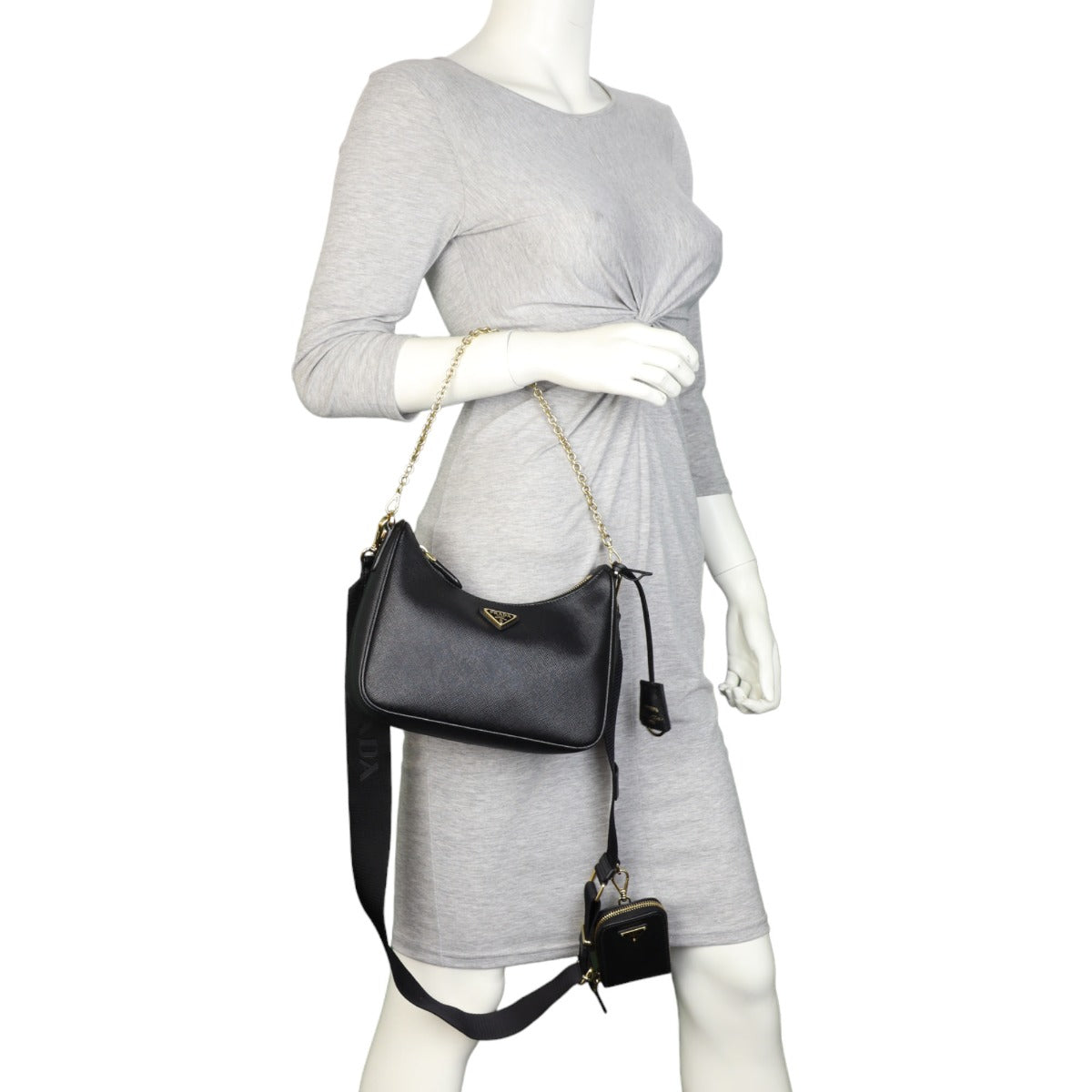 Prada Re-edition 2005 Saffiano Shoulder Bag