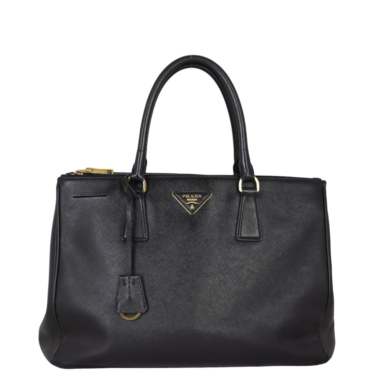 Prada Saffiano Lux Galleria Double Zip Tote Medium