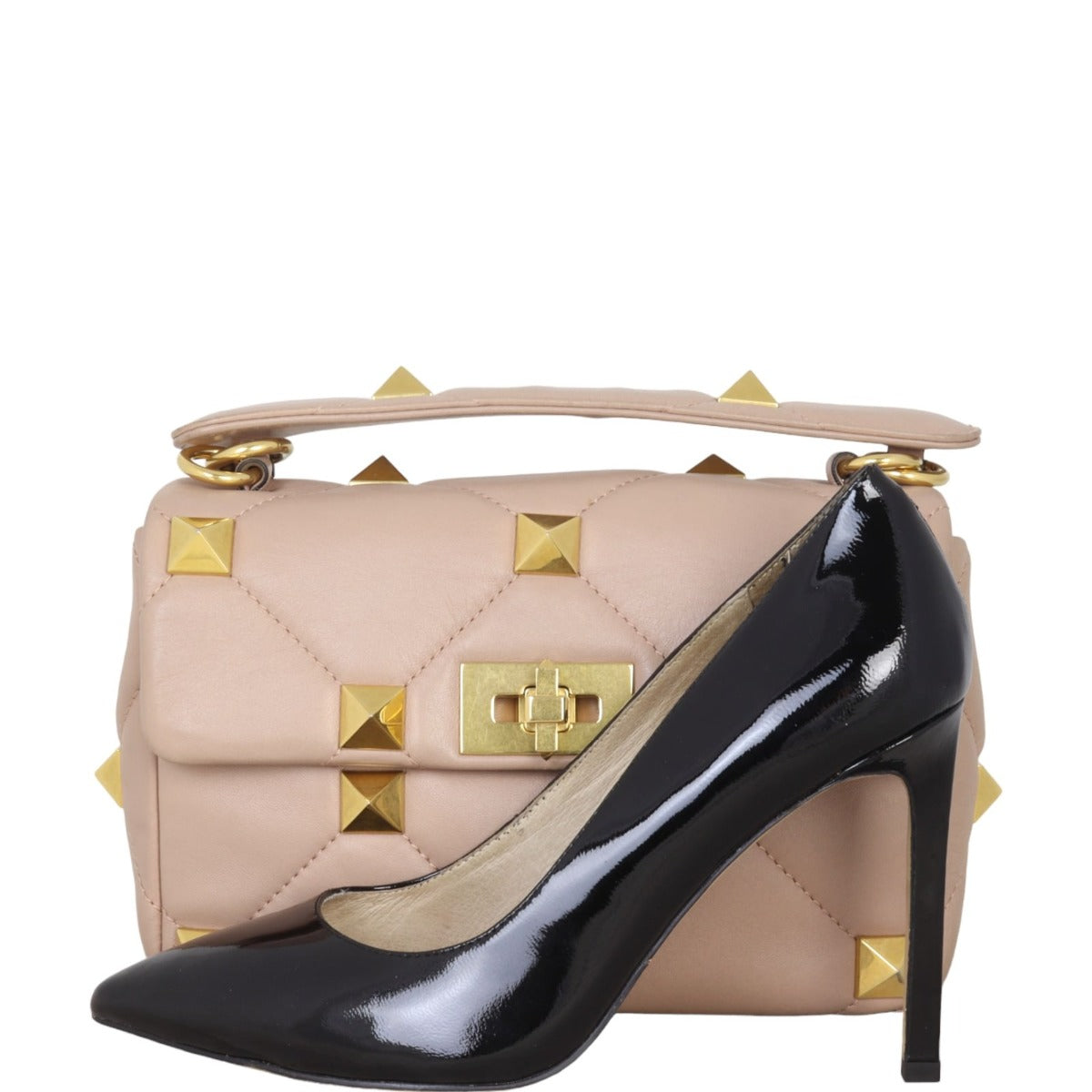 Valentino Roman Stud Shoulder Bag Medium