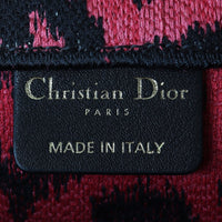 Dior Book Tote Medium Leopard Interior Stamp