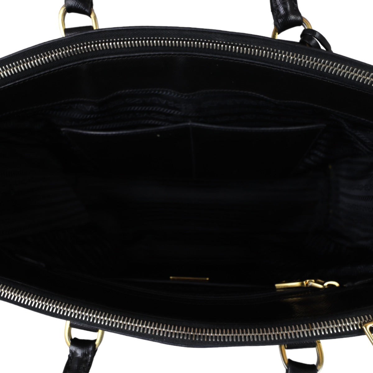 Prada Saffiano Lux Galleria Double Zip Tote Medium