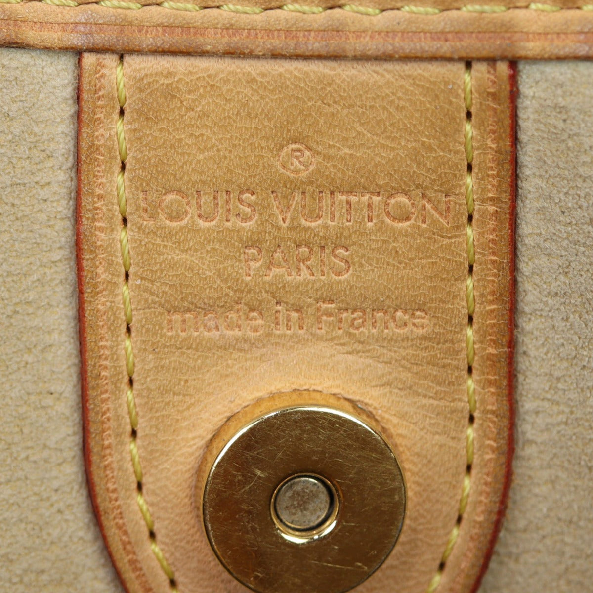 Louis Vuitton Galliera PM Damier Azur Interior Stamp