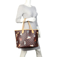 Louis Vuitton x Grace Coddington Neverfull MM Catogram