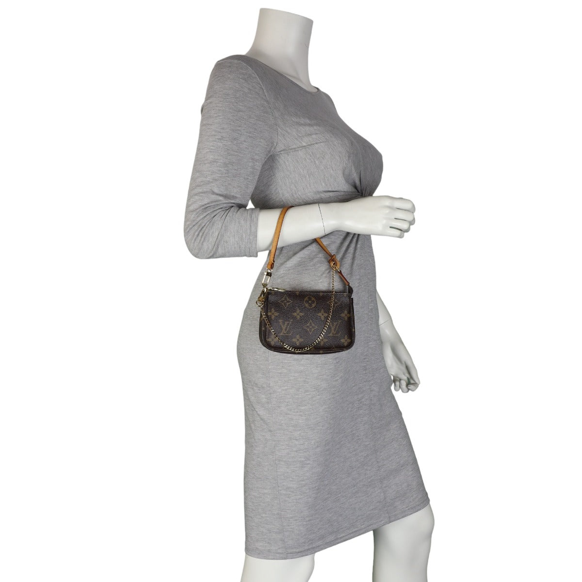 Louis Vuitton Mini Pochette Accessoires Monogram with Strap