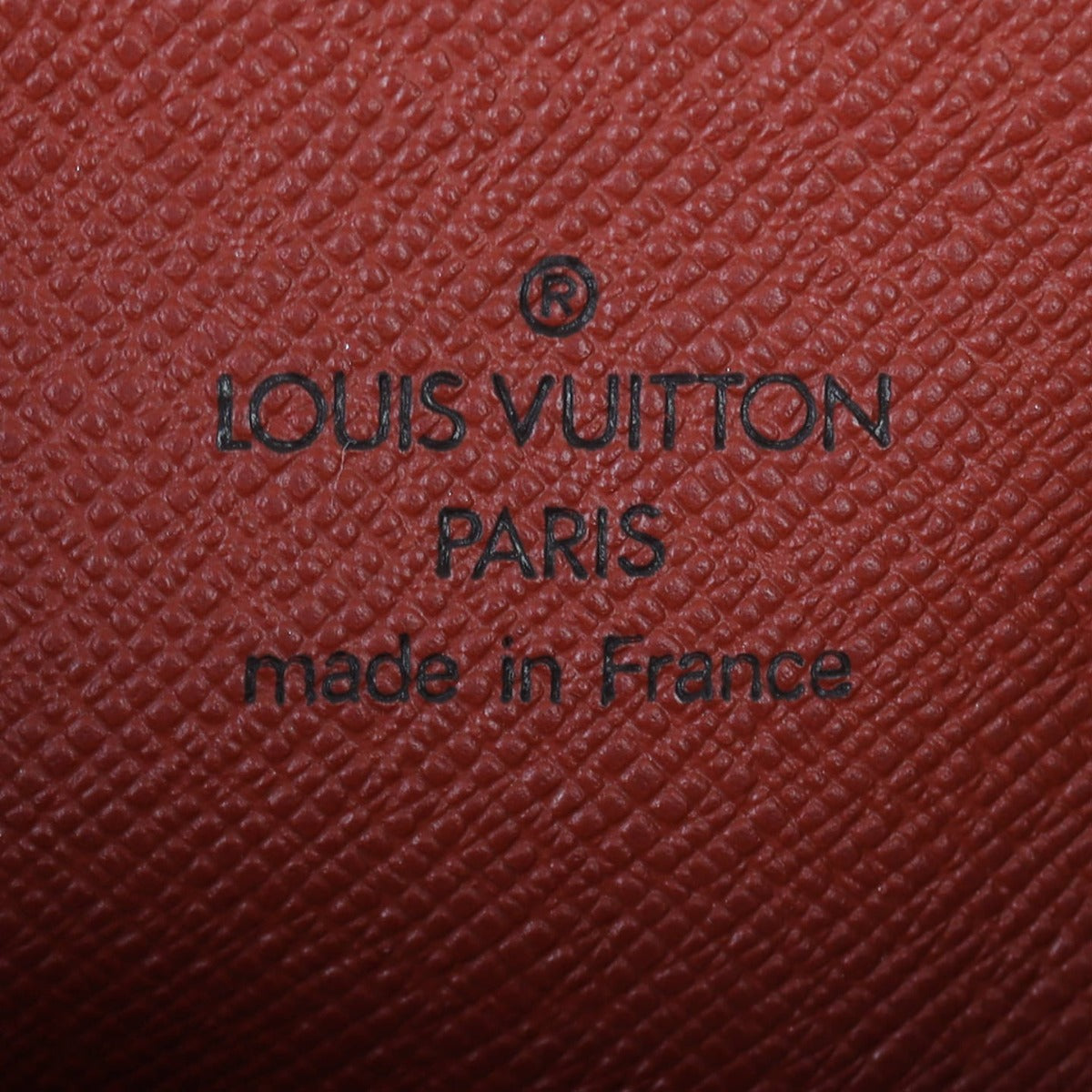 Louis Vuitton Papillon 26 Damier Ebene Interior Stamp