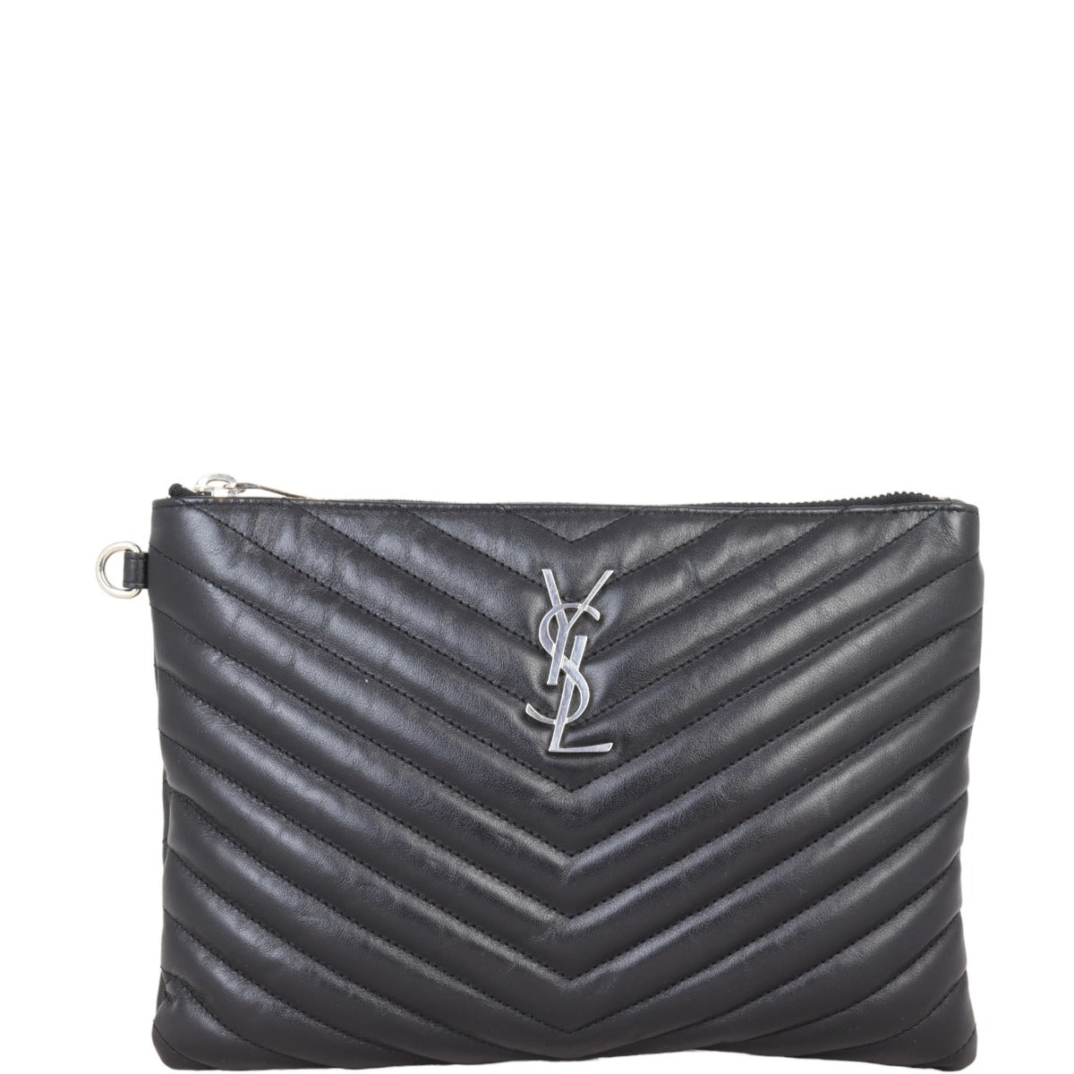 Saint Laurent Cassandre Monogram Matelasse Pouch