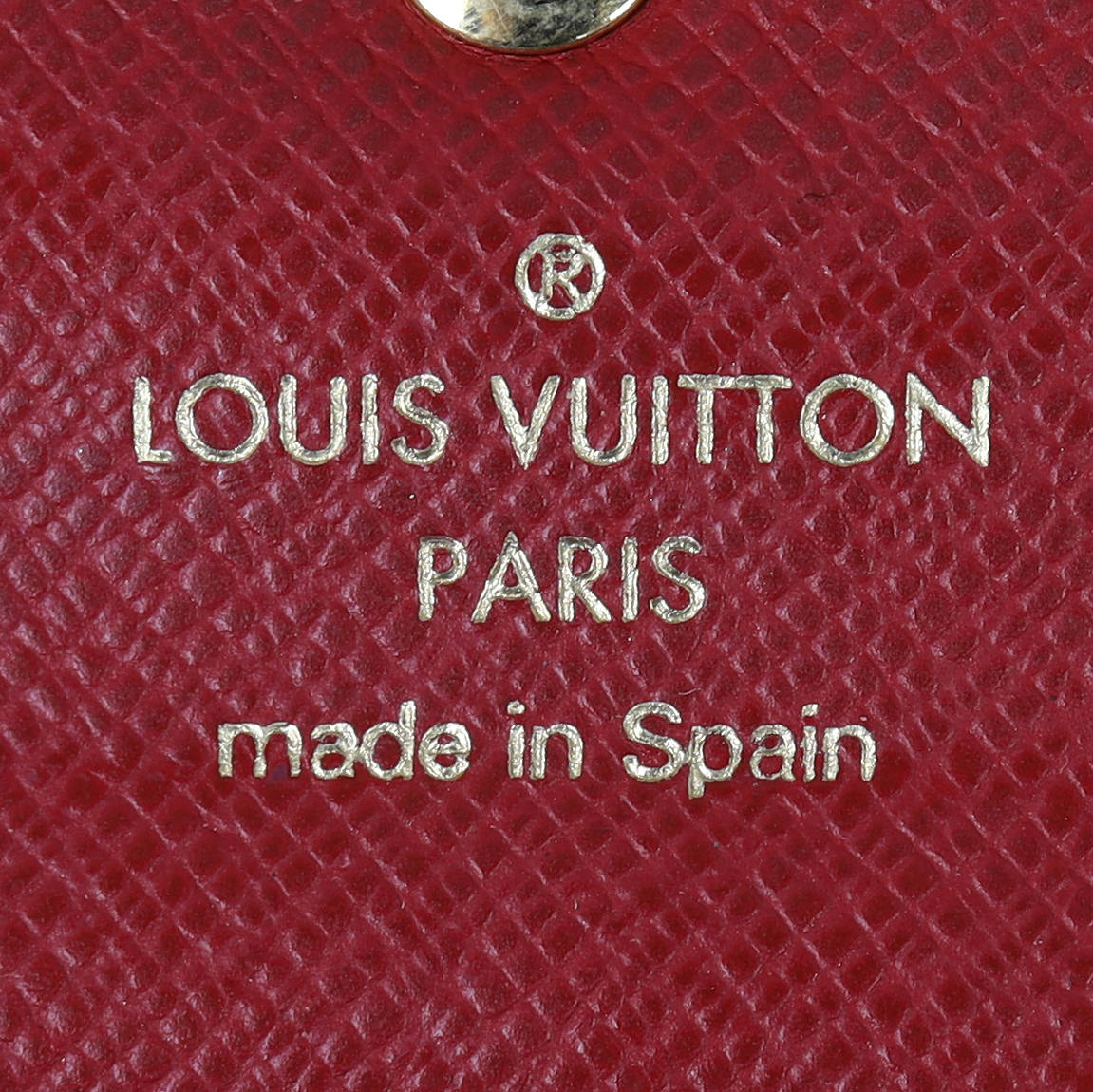 Louis Vuitton Caissa Wallet Damier Ebene Interior Stamp