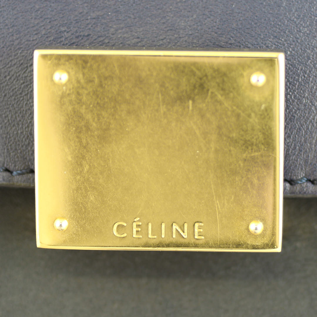 Celine Trapeze Medium Tricolor hardware