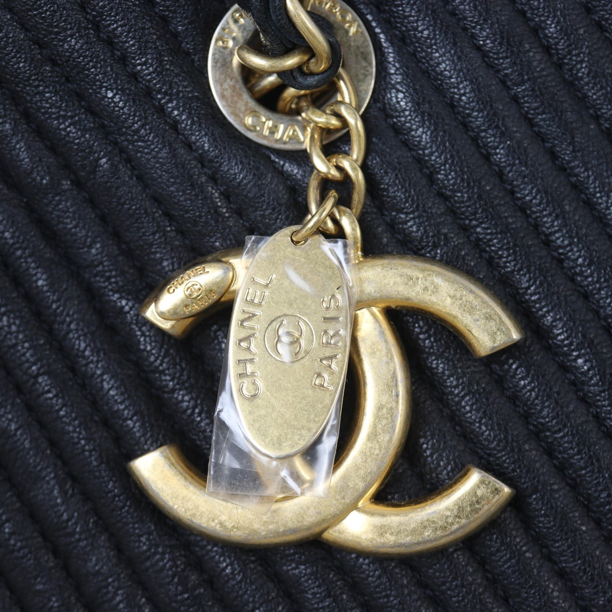 Chanel Surpique Chevron Tote