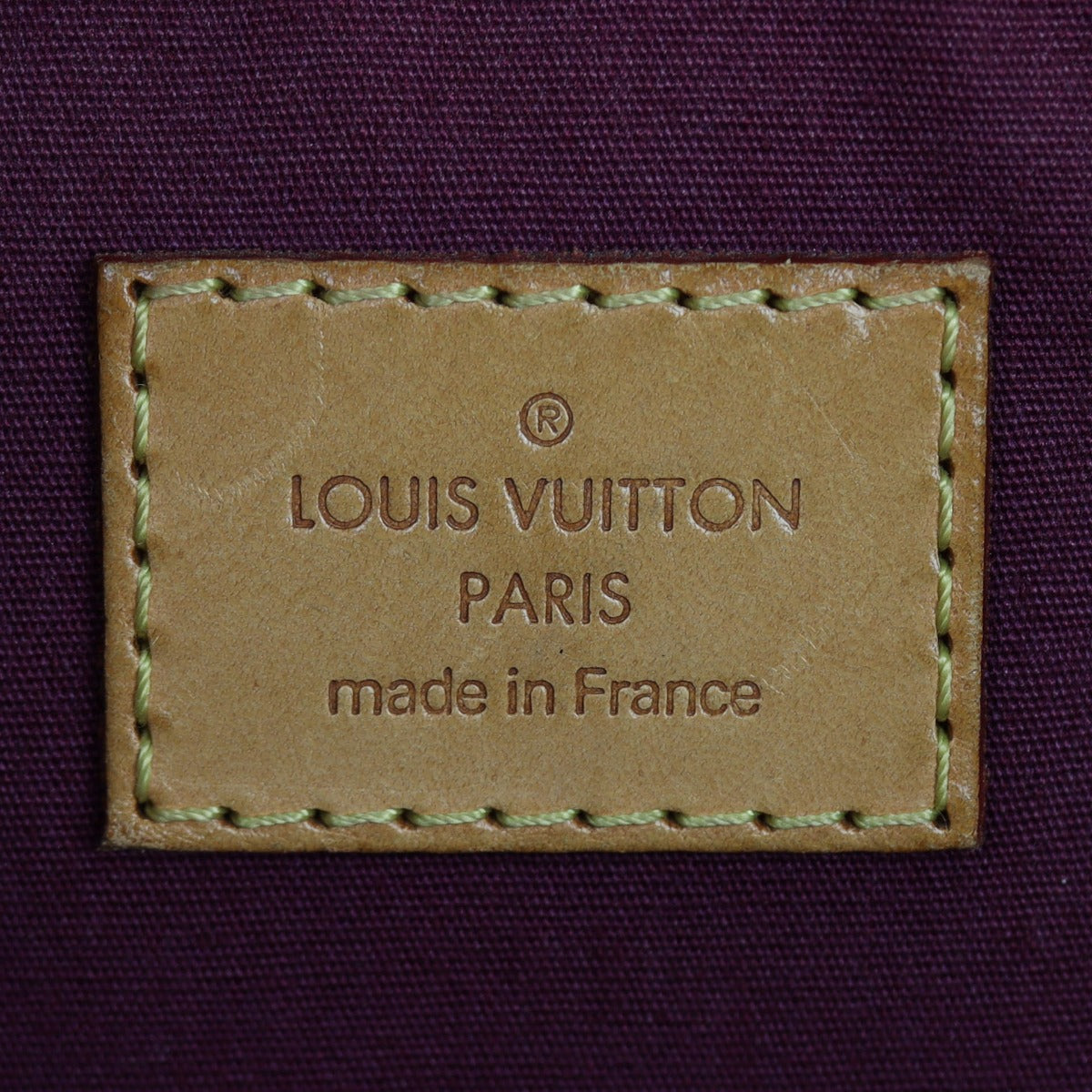 Louis Vuitton Bellevue Monogram Vernis Interior Stamp