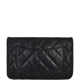 Chanel Mini Wallet on Chain | Black Diamond Quilted Lambskin