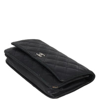 Chanel Mini Wallet on Chain | Black Diamond Quilted Lambskin