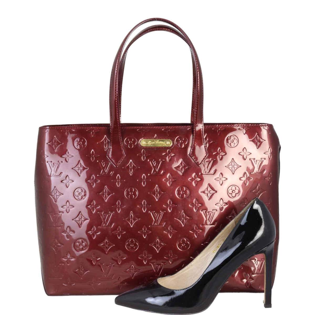 Louis Vuitton Wilshire MM Monogram Vernis
