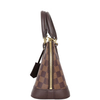 Louis Vuitton Alma BB Damier Ebene | Red Textile