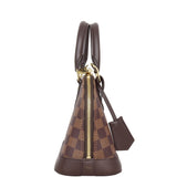 Louis Vuitton Alma BB Damier Ebene | Red Textile