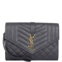 Saint Laurent Monogram Mix Matelasse Pouch
