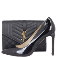 Saint Laurent Monogram Mix Matelasse Pouch