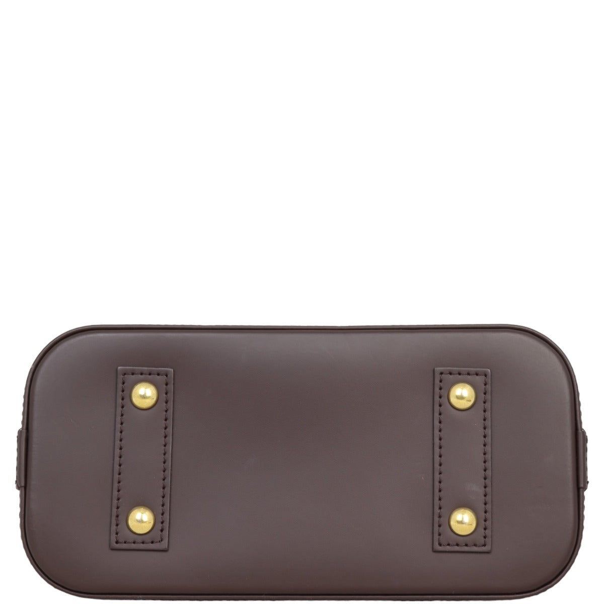 Louis Vuitton Alma BB Damier Ebene | Red Textile