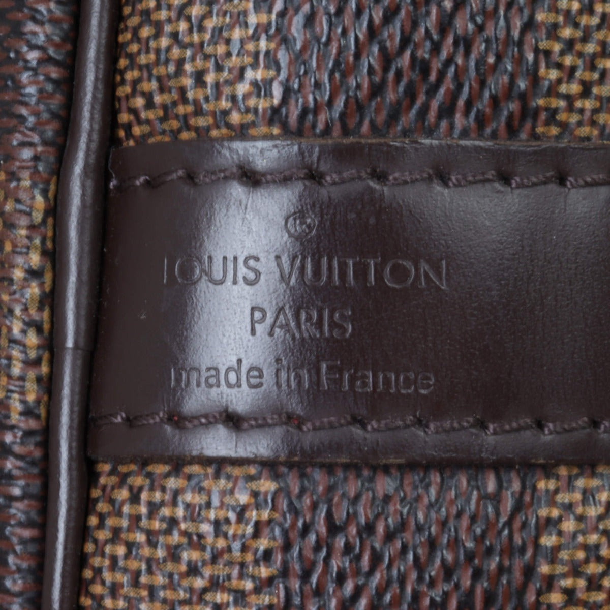 Louis Vuitton Speedy 30 Bandouliere Damier Ebene Stamp