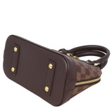 Louis Vuitton Alma BB Damier Ebene | Red Textile