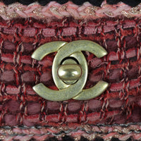 Chanel Tweed Braid Flap Bag Mini Rectangular Hardware