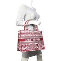 Dior Book Tote Medium Toile de Jouy Reverse