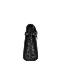 Saint Laurent Manhattan Shoulder Bag Medium Croc Embossed