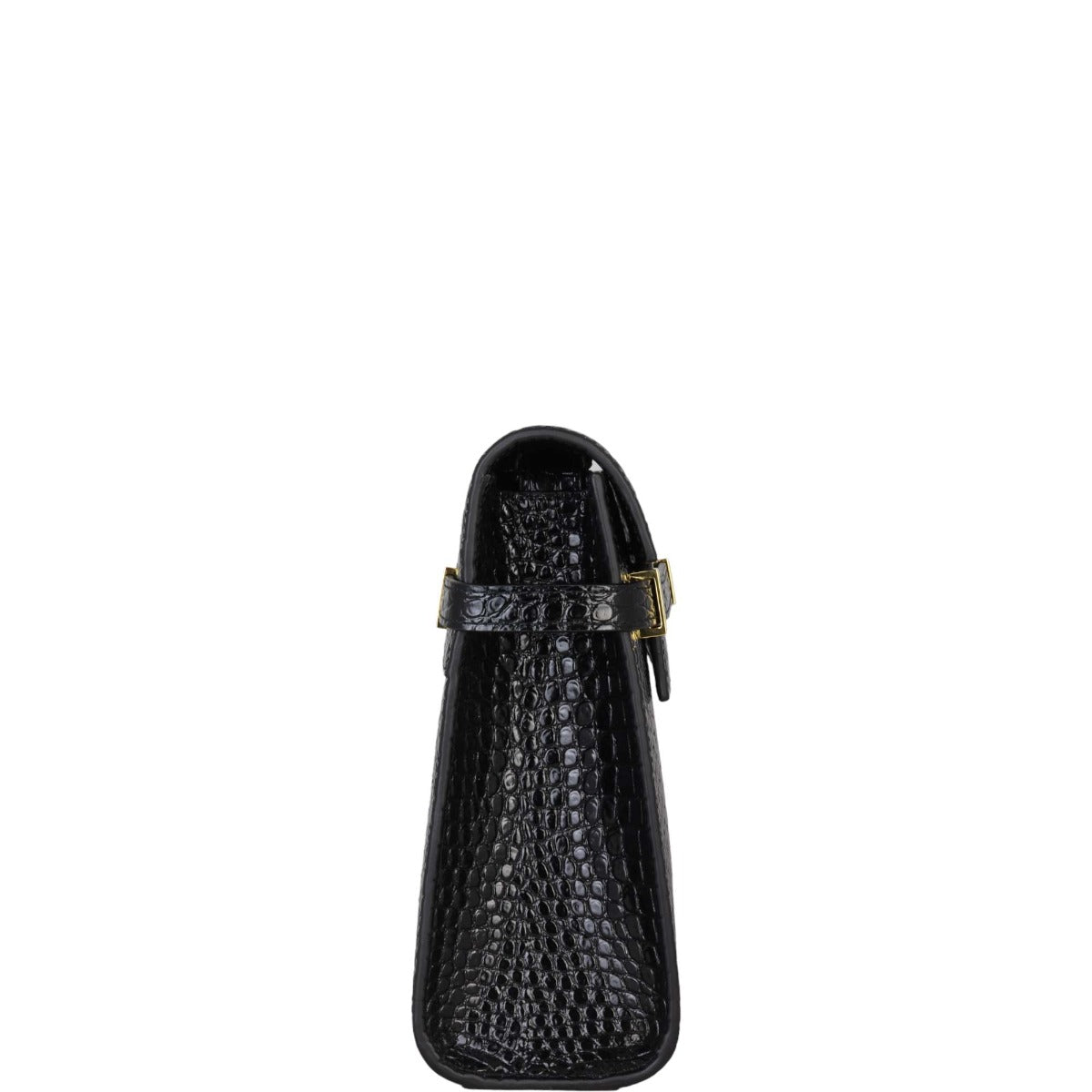 Saint Laurent Manhattan Shoulder Bag Medium Croc Embossed