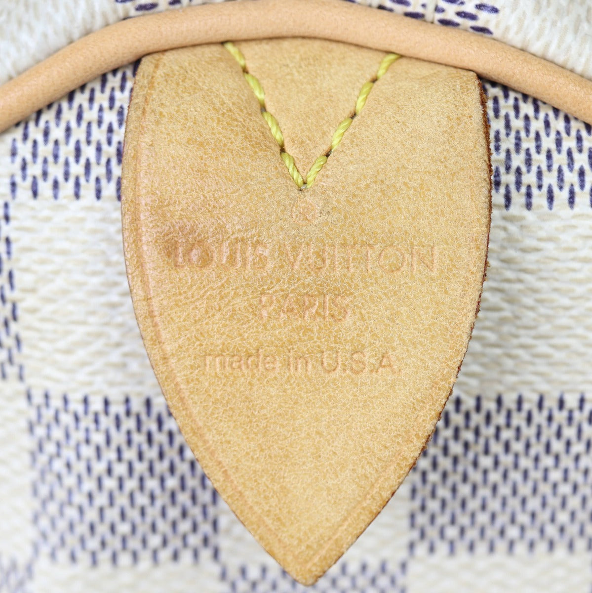 Louis Vuitton Speedy 30 Damier Azur Stamp