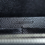 Saint Laurent Monogram Envelope Chain Wallet Interior Stamp