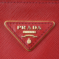 Prada Saffiano Lux Galleria Double Zip Tote Medium Stamp