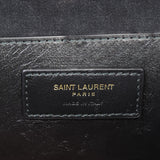 Saint Laurent Manhattan Shoulder Bag Medium Croc Embossed