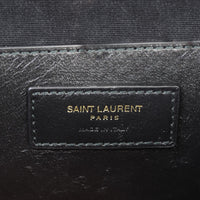 Saint Laurent Manhattan Shoulder Bag Medium Croc Embossed