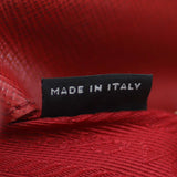 Prada Saffiano Lux Galleria Double Zip Tote Medium Made in stamp