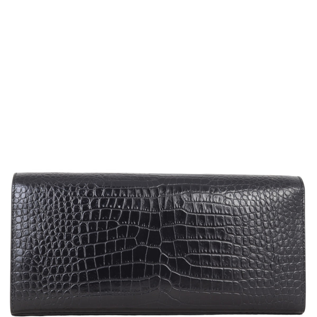 Saint Laurent Kate Tassel Clutch Croc-Embossed