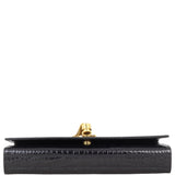 Saint Laurent Kate Tassel Clutch Croc-Embossed
