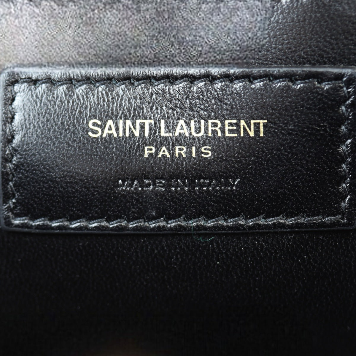 Saint Laurent Kate Tassel Clutch Croc-Embossed