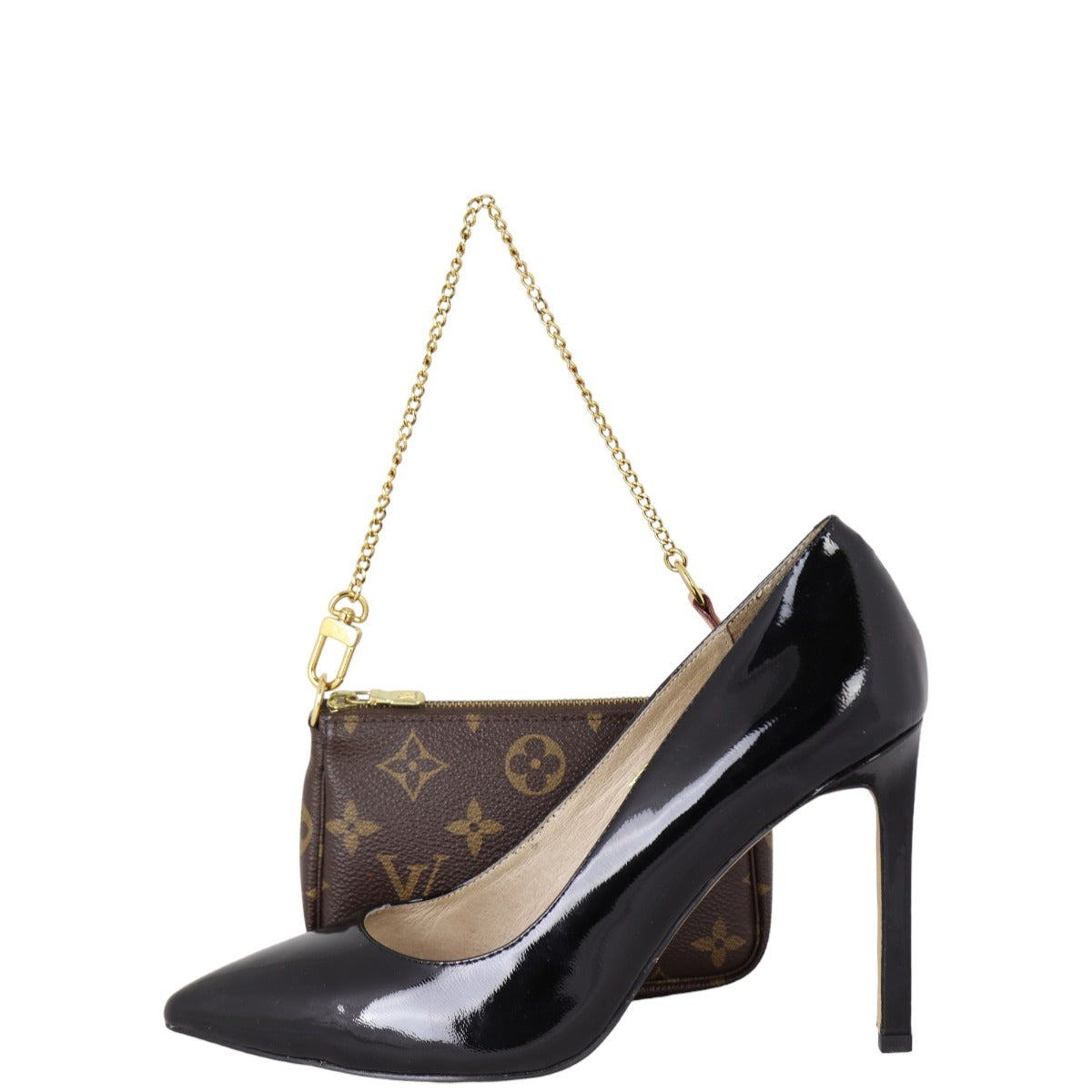 Louis Vuitton Mini Pochette Accessoires Monogram with Strap