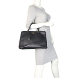 Prada Saffiano Lux Galleria Double Zip Tote Medium