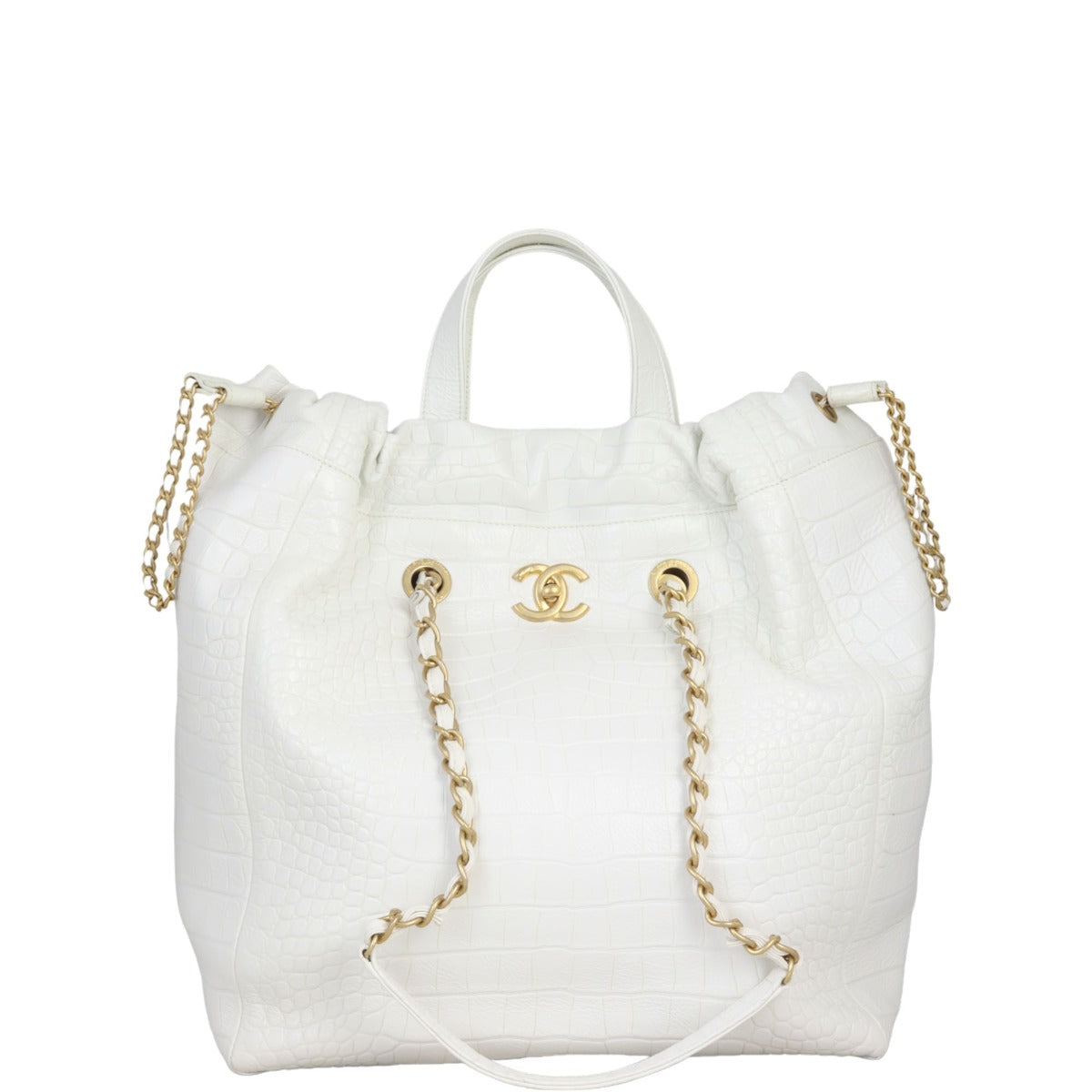 Chanel Shopping Tote Large Croc-Embossed