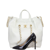 Chanel Shopping Tote Large Croc-Embossed