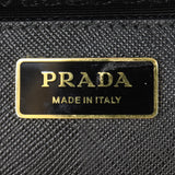 Prada Saffiano Lux Galleria Double Zip Tote Medium Interior Stamp